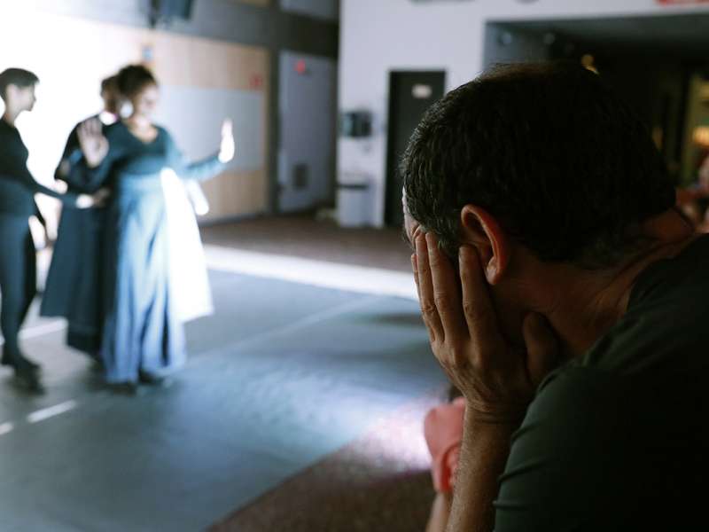 Apresentação da peça de teatro ponto corrente no centro de formação dos Bancários do ABC. Rua Cavier de Toledo, 268 - Centro de Santo André/SP. Brasil_25_03_2018. Fotos Dino Santos.