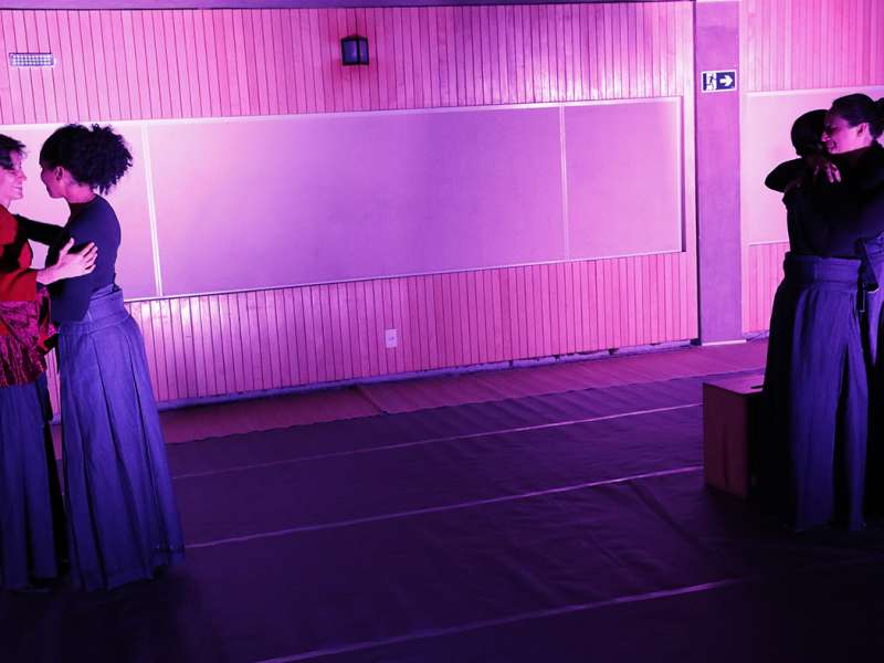 Apresentação da peça de teatro ponto corrente no centro de formação dos Bancários do ABC. Rua Cavier de Toledo, 268 - Centro de Santo André/SP. Brasil_25_03_2018. Fotos Dino Santos.