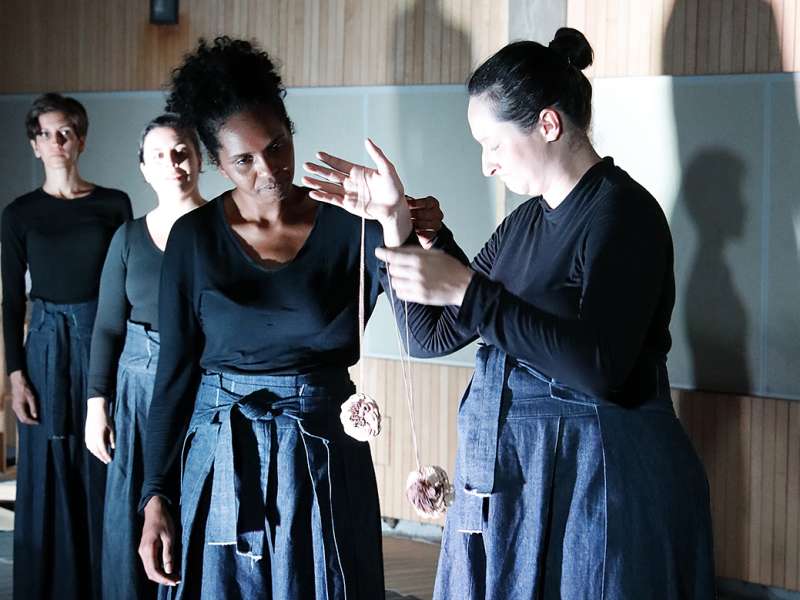 Apresentação da peça de teatro ponto corrente no centro de formação dos Bancários do ABC. Rua Cavier de Toledo, 268 - Centro de Santo André/SP. Brasil_25_03_2018. Fotos Dino Santos.