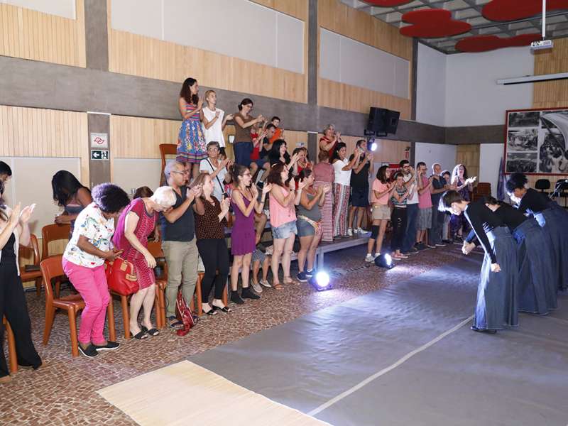 Apresentação da peça de teatro ponto corrente no centro de formação dos Bancários do ABC. Rua Cavier de Toledo, 268 - Centro de Santo André/SP. Brasil_25_03_2018. Fotos Dino Santos.