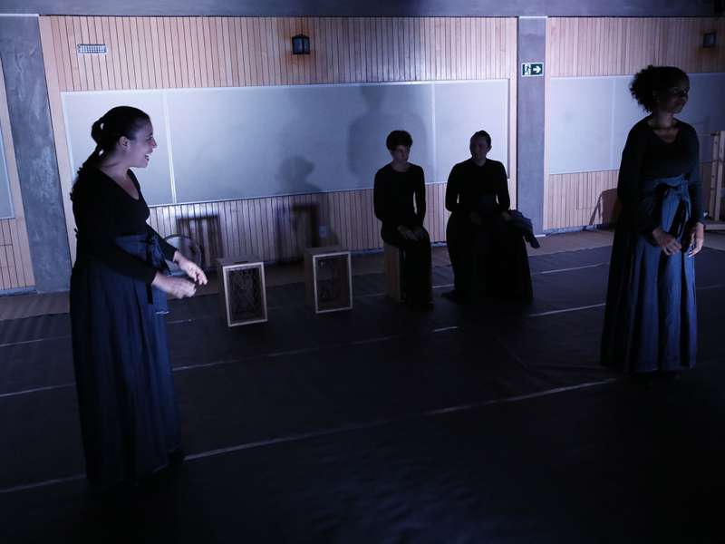 Apresentação da peça de teatro ponto corrente no centro de formação dos Bancários do ABC. Rua Cavier de Toledo, 268 - Centro de Santo André/SP. Brasil_25_03_2018. Fotos Dino Santos.