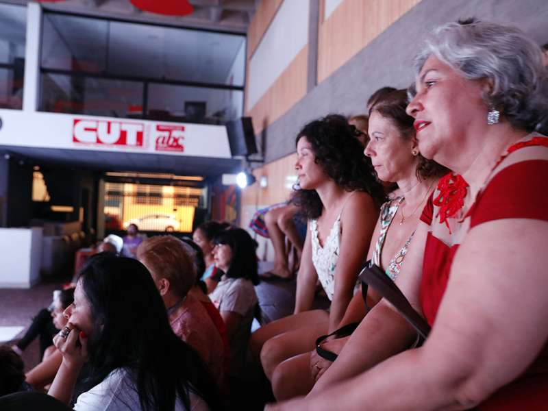 Apresentação da peça de teatro ponto corrente no centro de formação dos Bancários do ABC. Rua Cavier de Toledo, 268 - Centro de Santo André/SP. Brasil_25_03_2018. Fotos Dino Santos.