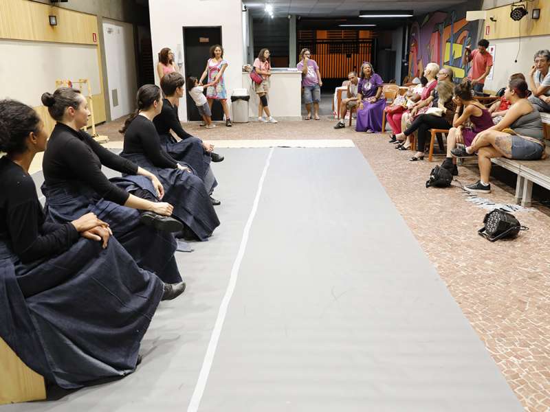 Apresentação da peça de teatro ponto corrente no centro de formação dos Bancários do ABC. Rua Cavier de Toledo, 268 - Centro de Santo André/SP. Brasil_25_03_2018. Fotos Dino Santos.