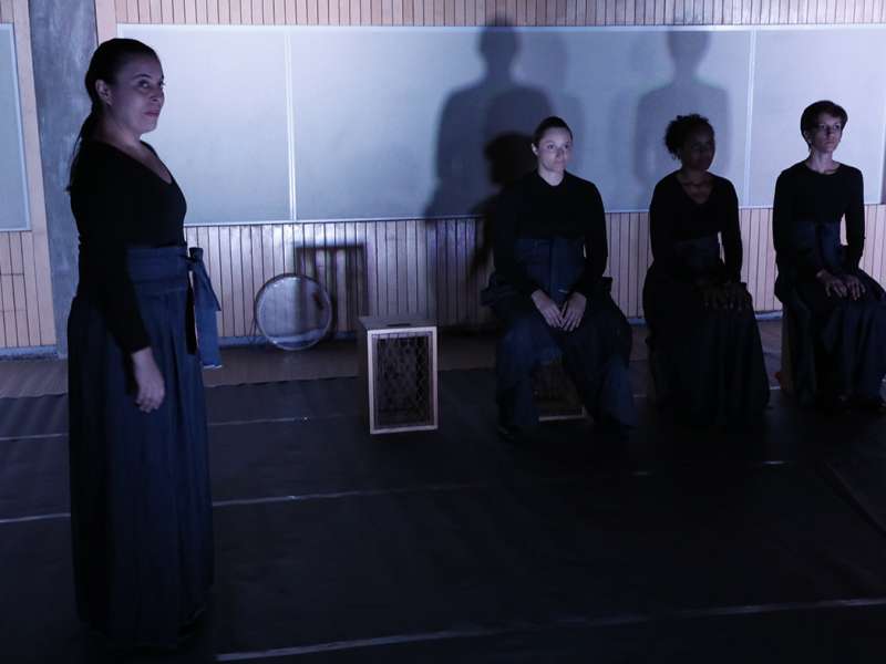 Apresentação da peça de teatro ponto corrente no centro de formação dos Bancários do ABC. Rua Cavier de Toledo, 268 - Centro de Santo André/SP. Brasil_25_03_2018. Fotos Dino Santos.