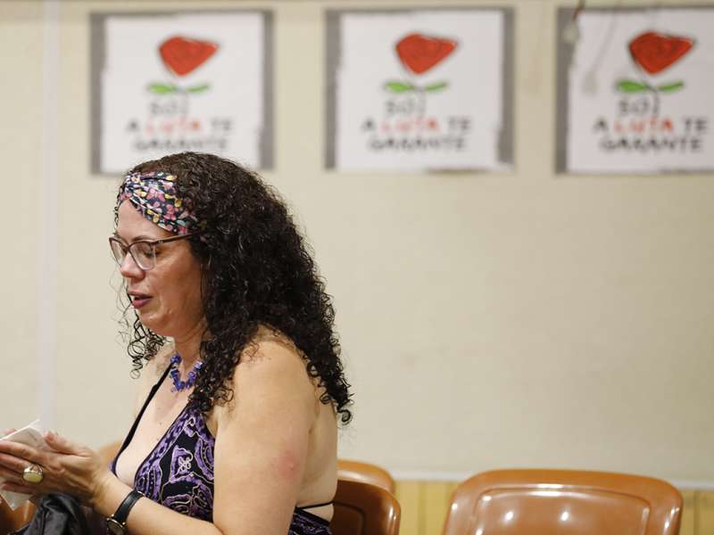 Apresentação da peça de teatro ponto corrente no centro de formação dos Bancários do ABC. Rua Cavier de Toledo, 268 - Centro de Santo André/SP. Brasil_25_03_2018. Fotos Dino Santos.