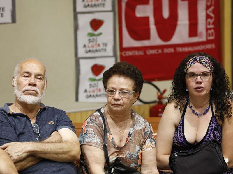 Apresentação da peça de teatro ponto corrente no centro de formação dos Bancários do ABC. Rua Cavier de Toledo, 268 - Centro de Santo André/SP. Brasil_25_03_2018. Fotos Dino Santos.