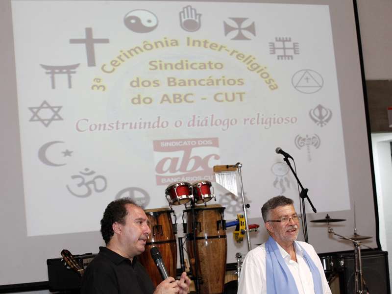 3º Celebração Inter-religioso realizado no Centro de Formação dos Bancários do ABC. Rua Xavier de Toledo, 264 - Centro de Santo André/SP. Brasil_07_12_2017. Fotos Dino Santos.
