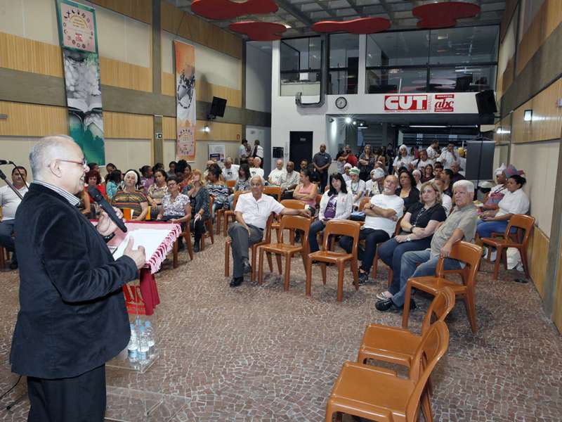 3º Celebração Inter-religioso realizado no Centro de Formação dos Bancários do ABC. Rua Xavier de Toledo, 264 - Centro de Santo André/SP. Brasil_07_12_2017. Fotos Dino Santos.