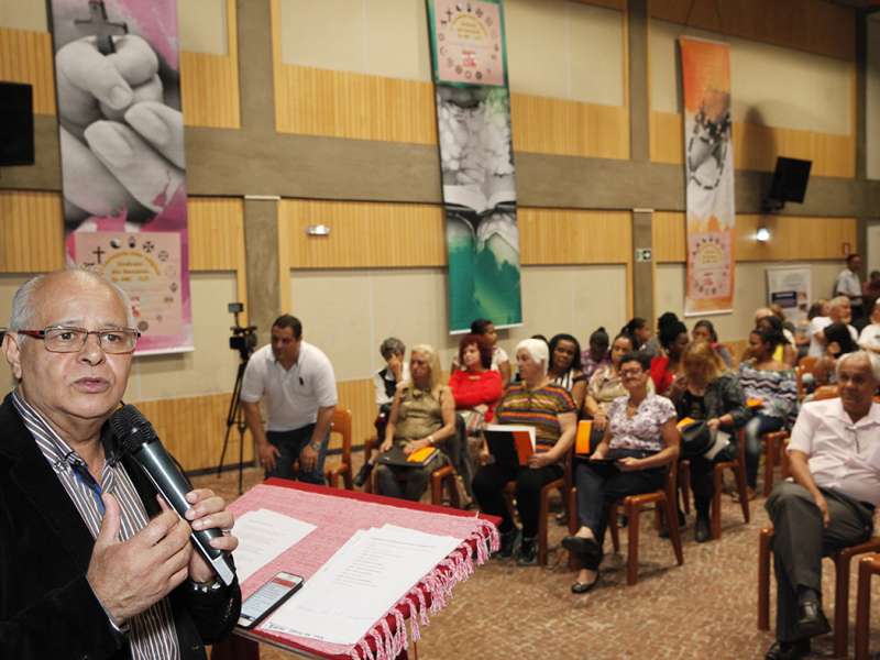 3º Celebração Inter-religioso realizado no Centro de Formação dos Bancários do ABC. Rua Xavier de Toledo, 264 - Centro de Santo André/SP. Brasil_07_12_2017. Fotos Dino Santos.