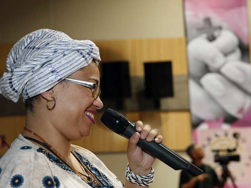 3º Celebração Inter-religioso realizado no Centro de Formação dos Bancários do ABC. Rua Xavier de Toledo, 264 - Centro de Santo André/SP. Brasil_07_12_2017. Fotos Dino Santos.