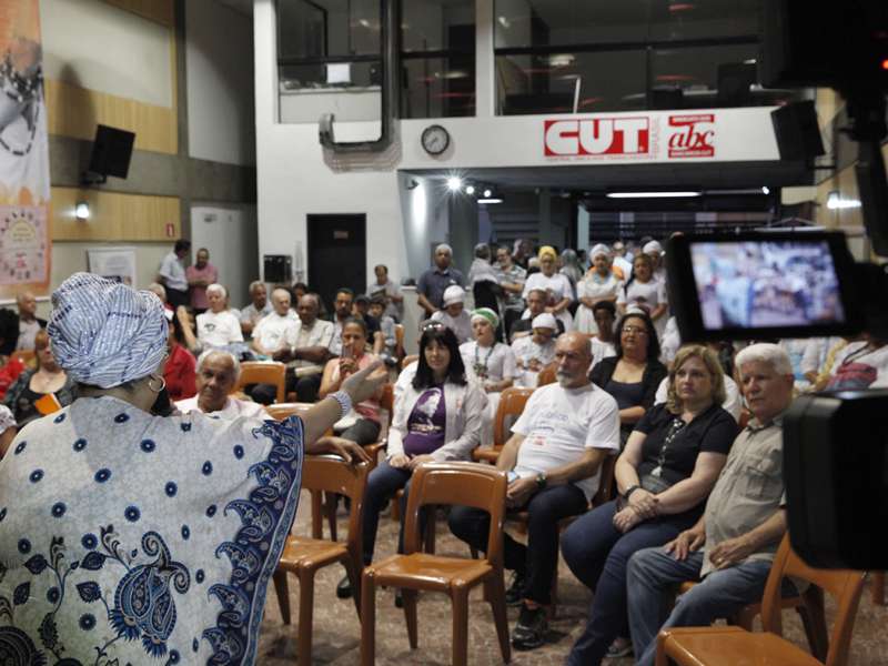 3º Celebração Inter-religioso realizado no Centro de Formação dos Bancários do ABC. Rua Xavier de Toledo, 264 - Centro de Santo André/SP. Brasil_07_12_2017. Fotos Dino Santos.