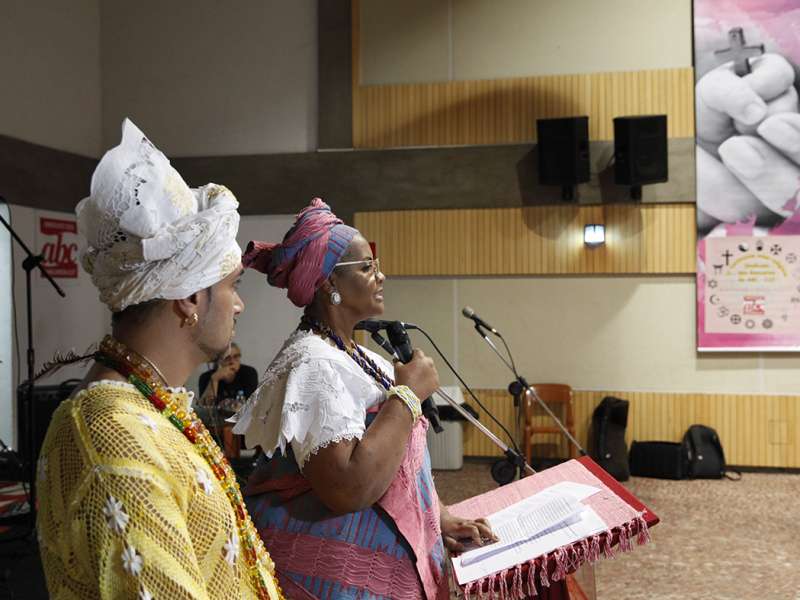 3º Celebração Inter-religioso realizado no Centro de Formação dos Bancários do ABC. Rua Xavier de Toledo, 264 - Centro de Santo André/SP. Brasil_07_12_2017. Fotos Dino Santos.