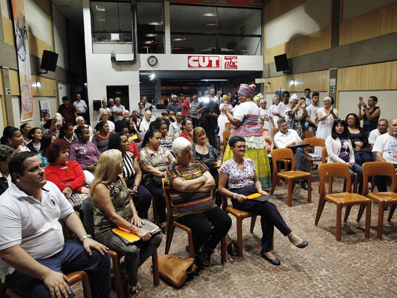 3º Celebração Inter-religioso realizado no Centro de Formação dos Bancários do ABC. Rua Xavier de Toledo, 264 - Centro de Santo André/SP. Brasil_07_12_2017. Fotos Dino Santos.