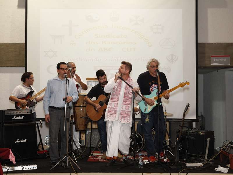 3º Celebração Inter-religioso realizado no Centro de Formação dos Bancários do ABC. Rua Xavier de Toledo, 264 - Centro de Santo André/SP. Brasil_07_12_2017. Fotos Dino Santos.