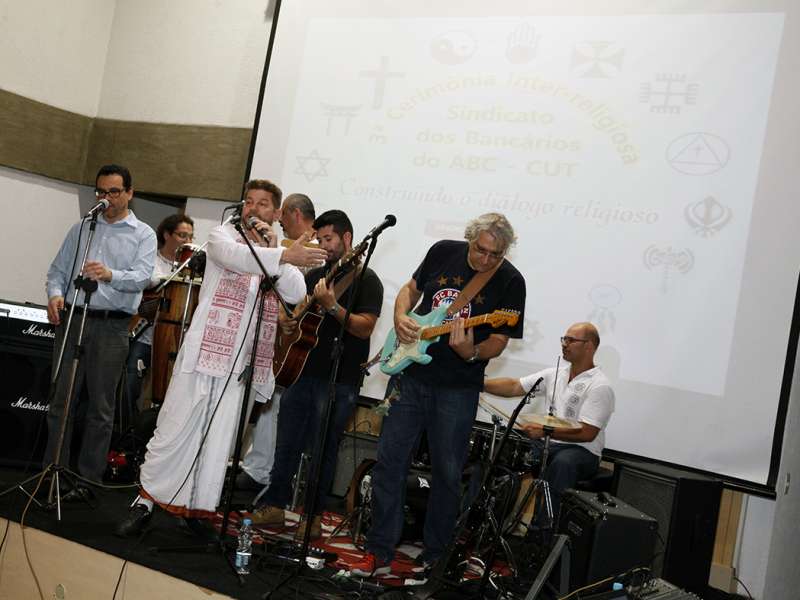 3º Celebração Inter-religioso realizado no Centro de Formação dos Bancários do ABC. Rua Xavier de Toledo, 264 - Centro de Santo André/SP. Brasil_07_12_2017. Fotos Dino Santos.