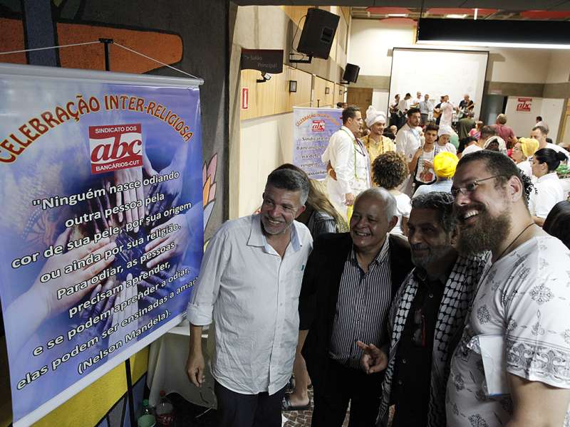 3º Celebração Inter-religioso realizado no Centro de Formação dos Bancários do ABC. Rua Xavier de Toledo, 264 - Centro de Santo André/SP. Brasil_07_12_2017. Fotos Dino Santos.