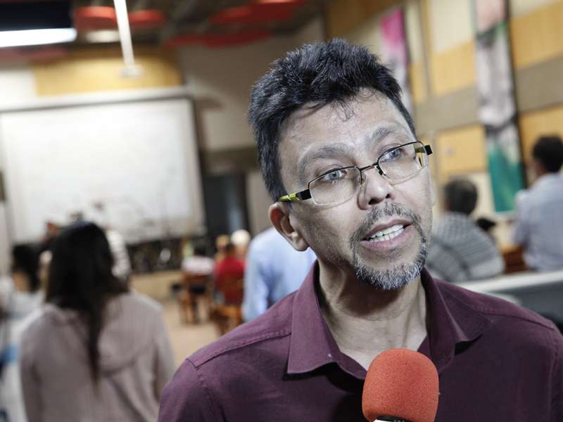 3º Celebração Inter-religioso realizado no Centro de Formação dos Bancários do ABC. Rua Xavier de Toledo, 264 - Centro de Santo André/SP. Brasil_07_12_2017. Fotos Dino Santos.