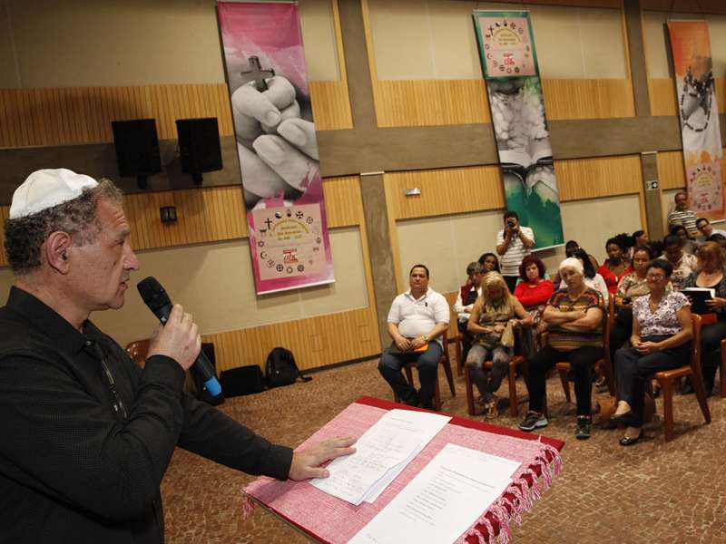 3º Celebração Inter-religioso realizado no Centro de Formação dos Bancários do ABC. Rua Xavier de Toledo, 264 - Centro de Santo André/SP. Brasil_07_12_2017. Fotos Dino Santos.