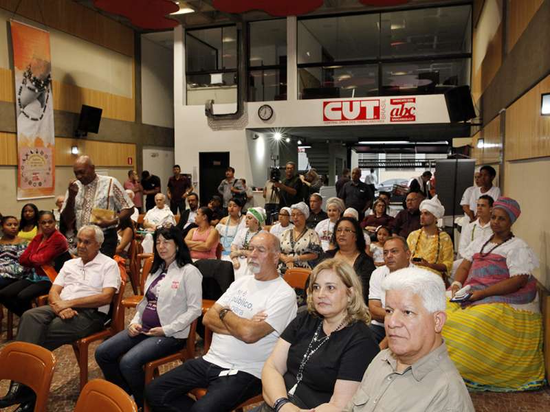 3º Celebração Inter-religioso realizado no Centro de Formação dos Bancários do ABC. Rua Xavier de Toledo, 264 - Centro de Santo André/SP. Brasil_07_12_2017. Fotos Dino Santos.