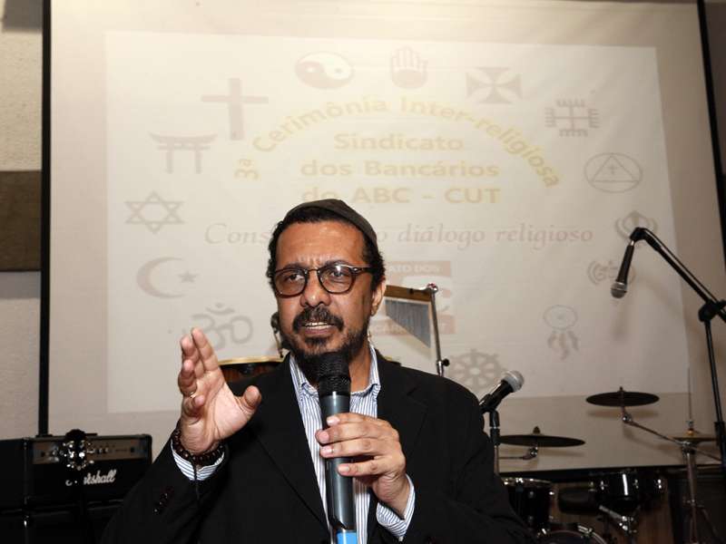 3º Celebração Inter-religioso realizado no Centro de Formação dos Bancários do ABC. Rua Xavier de Toledo, 264 - Centro de Santo André/SP. Brasil_07_12_2017. Fotos Dino Santos.