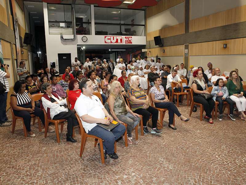 3º Celebração Inter-religioso realizado no Centro de Formação dos Bancários do ABC. Rua Xavier de Toledo, 264 - Centro de Santo André/SP. Brasil_07_12_2017. Fotos Dino Santos.