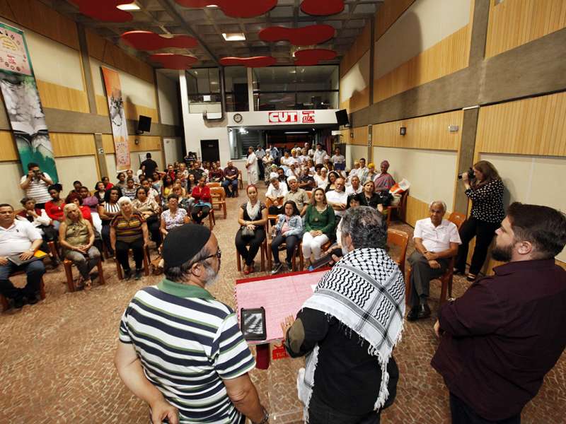 3º Celebração Inter-religioso realizado no Centro de Formação dos Bancários do ABC. Rua Xavier de Toledo, 264 - Centro de Santo André/SP. Brasil_07_12_2017. Fotos Dino Santos.