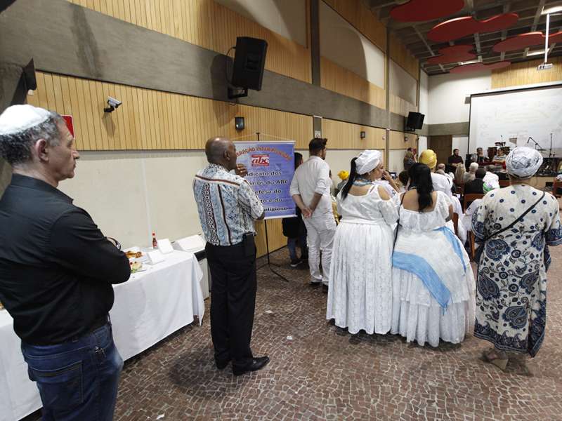 3º Celebração Inter-religioso realizado no Centro de Formação dos Bancários do ABC. Rua Xavier de Toledo, 264 - Centro de Santo André/SP. Brasil_07_12_2017. Fotos Dino Santos.