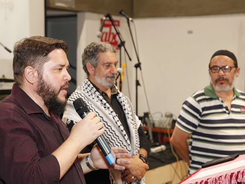 3º Celebração Inter-religioso realizado no Centro de Formação dos Bancários do ABC. Rua Xavier de Toledo, 264 - Centro de Santo André/SP. Brasil_07_12_2017. Fotos Dino Santos.