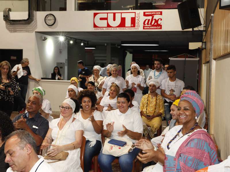 3º Celebração Inter-religioso realizado no Centro de Formação dos Bancários do ABC. Rua Xavier de Toledo, 264 - Centro de Santo André/SP. Brasil_07_12_2017. Fotos Dino Santos.