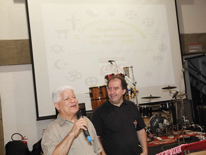 3º Celebração Inter-religioso realizado no Centro de Formação dos Bancários do ABC. Rua Xavier de Toledo, 264 - Centro de Santo André/SP. Brasil_07_12_2017. Fotos Dino Santos.