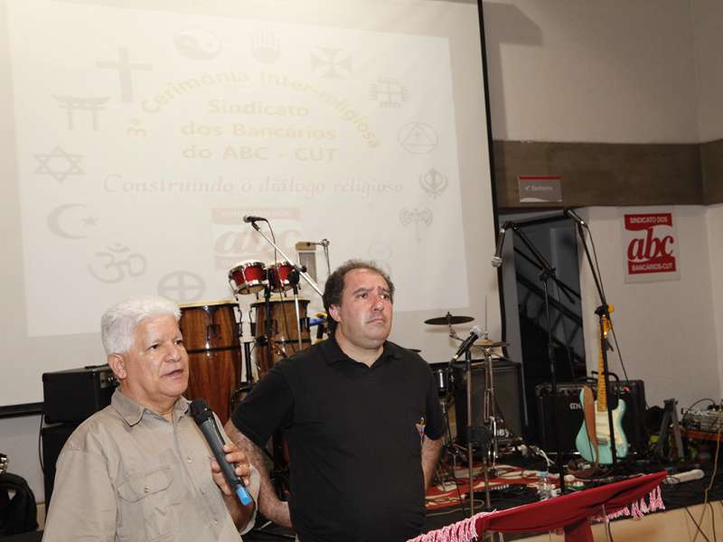 3º Celebração Inter-religioso realizado no Centro de Formação dos Bancários do ABC. Rua Xavier de Toledo, 264 - Centro de Santo André/SP. Brasil_07_12_2017. Fotos Dino Santos.