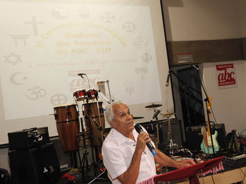 3º Celebração Inter-religioso realizado no Centro de Formação dos Bancários do ABC. Rua Xavier de Toledo, 264 - Centro de Santo André/SP. Brasil_07_12_2017. Fotos Dino Santos.