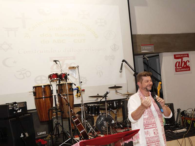 3º Celebração Inter-religioso realizado no Centro de Formação dos Bancários do ABC. Rua Xavier de Toledo, 264 - Centro de Santo André/SP. Brasil_07_12_2017. Fotos Dino Santos.