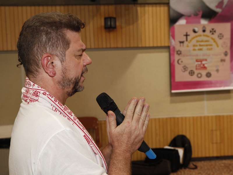 3º Celebração Inter-religioso realizado no Centro de Formação dos Bancários do ABC. Rua Xavier de Toledo, 264 - Centro de Santo André/SP. Brasil_07_12_2017. Fotos Dino Santos.