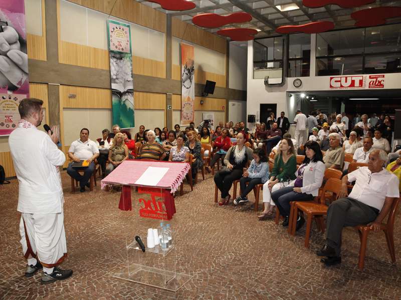3º Celebração Inter-religioso realizado no Centro de Formação dos Bancários do ABC. Rua Xavier de Toledo, 264 - Centro de Santo André/SP. Brasil_07_12_2017. Fotos Dino Santos.