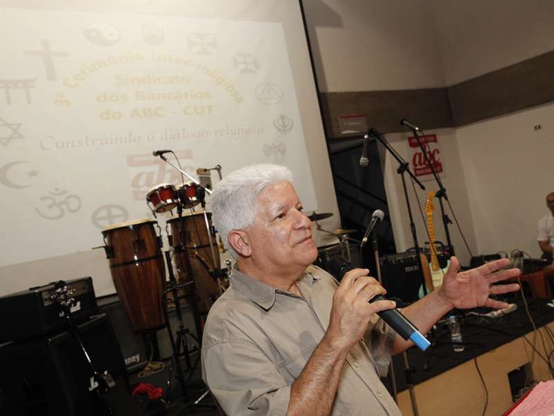 3º Celebração Inter-religioso realizado no Centro de Formação dos Bancários do ABC. Rua Xavier de Toledo, 264 - Centro de Santo André/SP. Brasil_07_12_2017. Fotos Dino Santos.