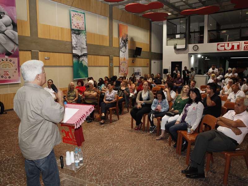 3º Celebração Inter-religioso realizado no Centro de Formação dos Bancários do ABC. Rua Xavier de Toledo, 264 - Centro de Santo André/SP. Brasil_07_12_2017. Fotos Dino Santos.