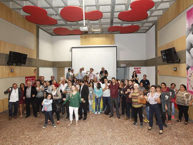 3º Celebração Inter-religioso realizado no Centro de Formação dos Bancários do ABC. Rua Xavier de Toledo, 264 - Centro de Santo André/SP. Brasil_07_12_2017. Fotos Dino Santos.