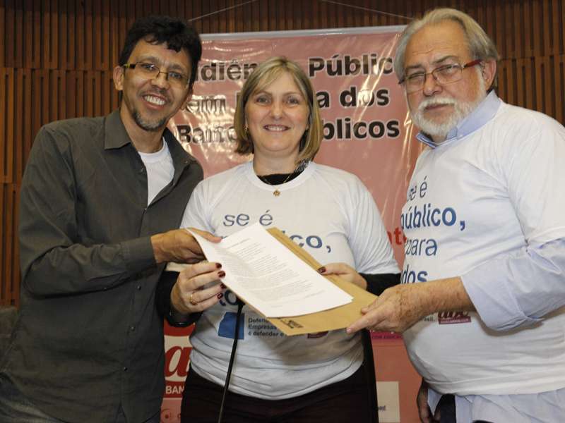 Audiência pública em defesa dos bancos públicos na Câmara Municipal de Santo André/SP. Brasil_19_09_2017. Fotos Dino Santos.