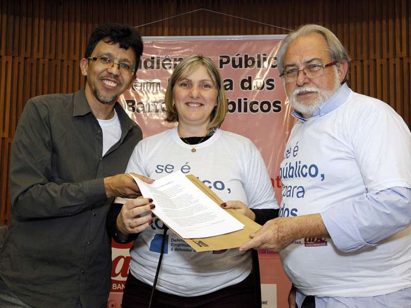 Audiência pública em defesa dos bancos públicos na Câmara Municipal de Santo André/SP. Brasil_19_09_2017. Fotos Dino Santos.