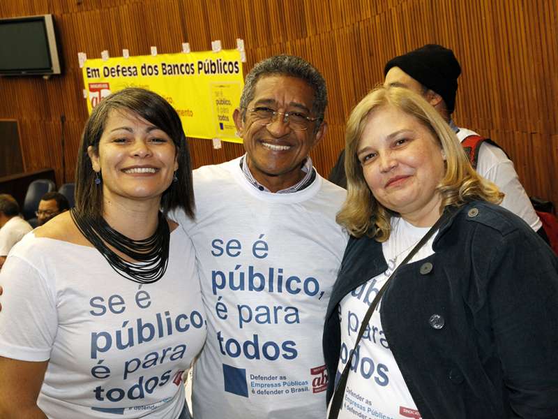Audiência pública em defesa dos bancos públicos na Câmara Municipal de Santo André/SP. Brasil_19_09_2017. Fotos Dino Santos.
