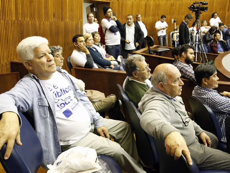 Audiência pública em defesa dos bancos públicos na Câmara Municipal de Santo André/SP. Brasil_19_09_2017. Fotos Dino Santos.