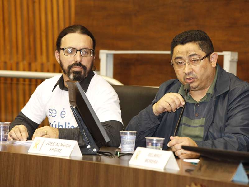 Audiência pública em defesa dos bancos públicos na Câmara Municipal de Santo André/SP. Brasil_19_09_2017. Fotos Dino Santos.