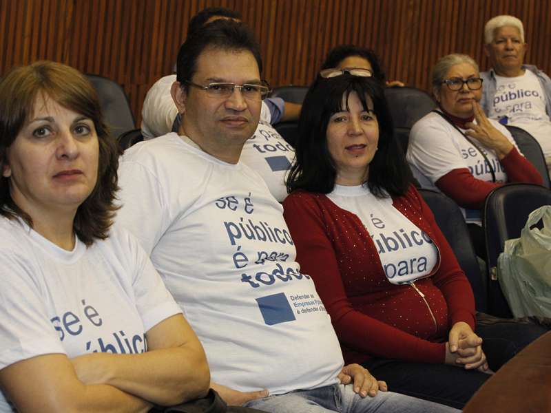 Audiência pública em defesa dos bancos públicos na Câmara Municipal de Santo André/SP. Brasil_19_09_2017. Fotos Dino Santos.