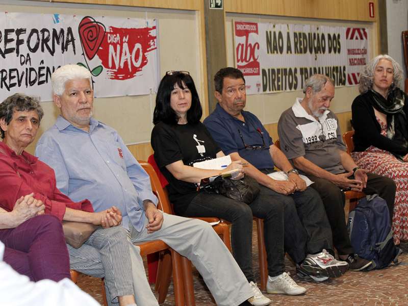 Ciclo de debate o papel do Estado na economia realizado no Centro de formação dos Bancários do ABC. Rua Xavier de Toledo, 268 - Centro de Santo André/SP. Brasil_26_09_2017. Fotos Dino Santos.
