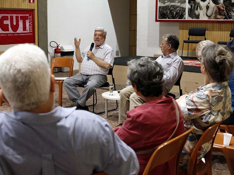 Ciclo de debate o papel do Estado na economia realizado no Centro de formação dos Bancários do ABC. Rua Xavier de Toledo, 268 - Centro de Santo André/SP. Brasil_26_09_2017. Fotos Dino Santos.