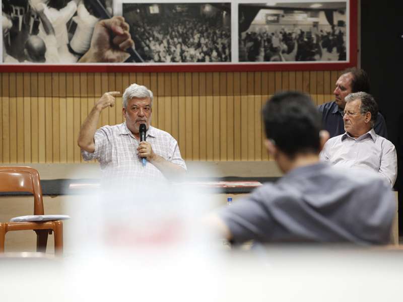 Ciclo de debate o papel do Estado na economia realizado no Centro de formação dos Bancários do ABC. Rua Xavier de Toledo, 268 - Centro de Santo André/SP. Brasil_26_09_2017. Fotos Dino Santos.