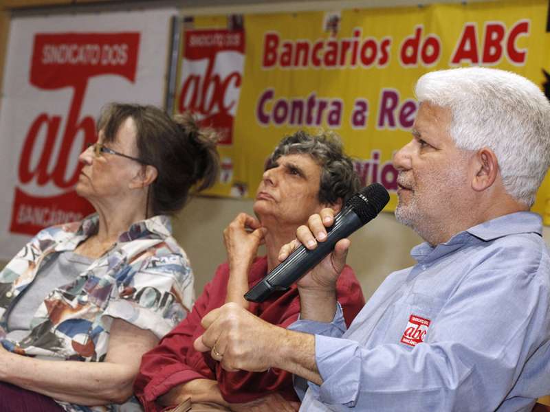 Ciclo de debate o papel do Estado na economia realizado no Centro de formação dos Bancários do ABC. Rua Xavier de Toledo, 268 - Centro de Santo André/SP. Brasil_26_09_2017. Fotos Dino Santos.