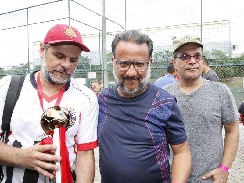 Final do campeonato de Futebol Society dos Bancários do ABC realizado no Top Spin & Big Ball. Avenida  Piraporinha, 414 - Planalto - São Bernardo/SP. Brasi_28_10_2017. Fotos Dino Santos.