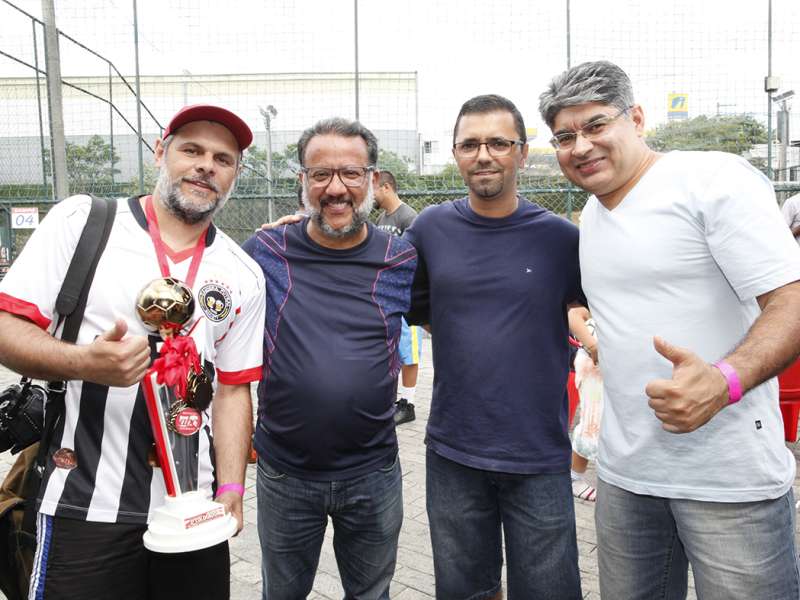 Final do campeonato de Futebol Society dos Bancários do ABC realizado no Top Spin & Big Ball. Avenida  Piraporinha, 414 - Planalto - São Bernardo/SP. Brasi_28_10_2017. Fotos Dino Santos.